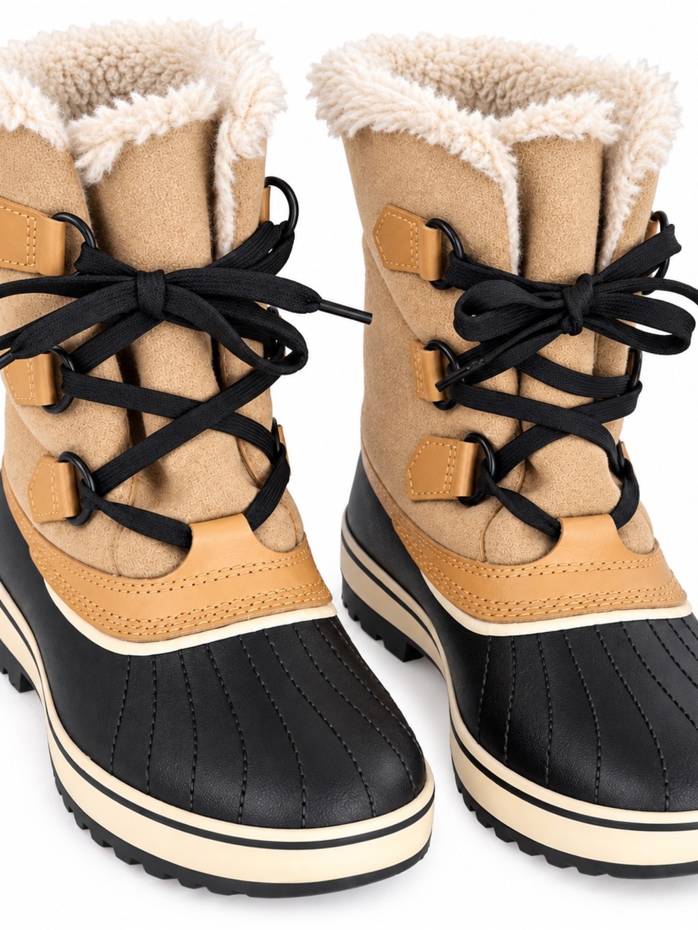 Sorel Tivoli Waterproof Winter Boots - Camel/Tan Suede - Women's 8.5